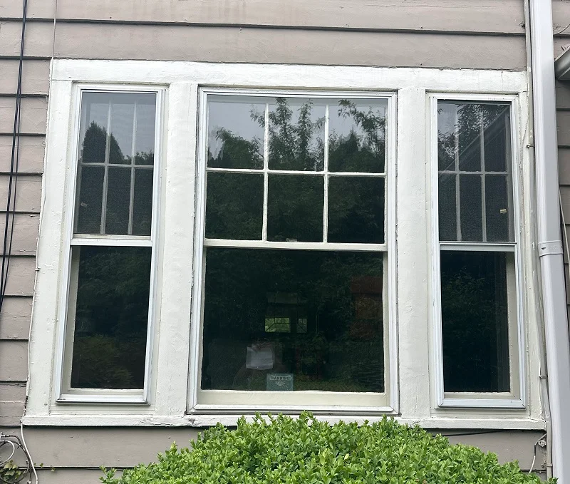 Single pane double hung picture window double hung combination - Fairfield, CT